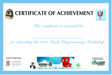 kodu certificate